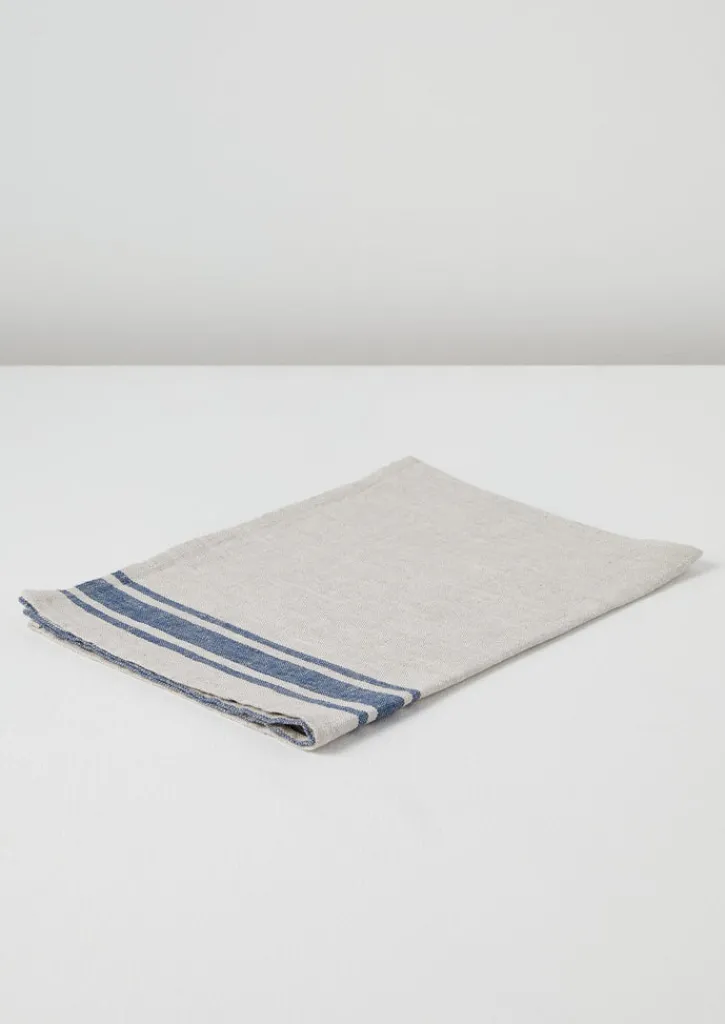 TOAST Irregular Stripe Linen Tea Towel- Aprons & Tea Towels