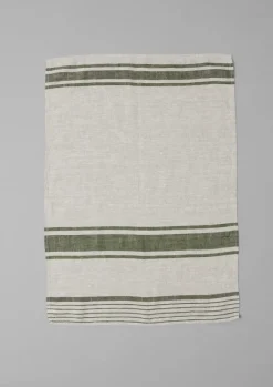 TOAST Irregular Stripe Linen Tea Towel- Textiles|Aprons & Tea Towels