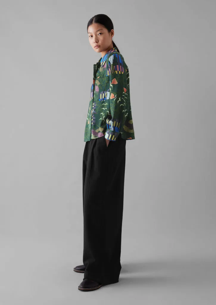 TOAST Isobel Harvey Birds Print Baya Shirt-Women Shirts|Tops & Tees