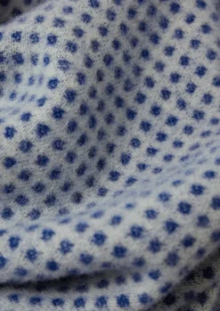 TOAST Jacquard Dot Wool Blanket- Textiles|Blankets & Throws