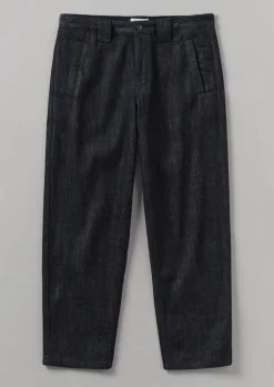 TOAST Japanese Denim Trousers- Denim|Workwear