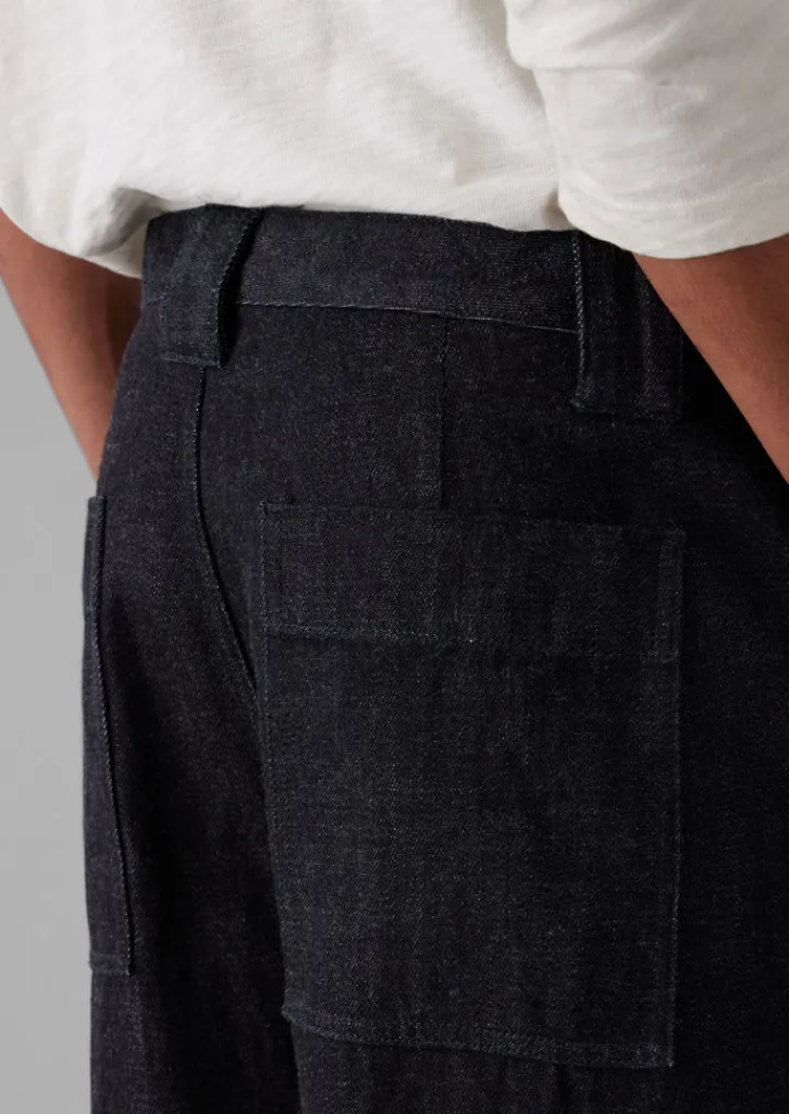 TOAST Japanese Denim Trousers- Denim|Workwear