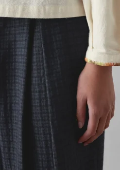 TOAST Jude Check Wool Trousers-Women Trousers