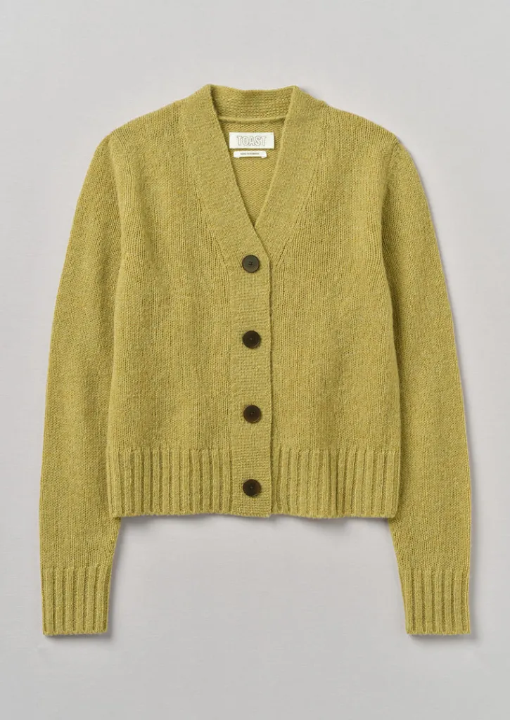 TOAST Kaia V-Neck Wool Cardigan-Women Knitwear