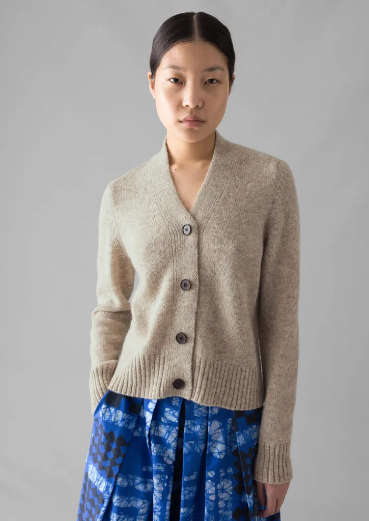 TOAST Kaia V-Neck Wool Cardigan-Women Knitwear