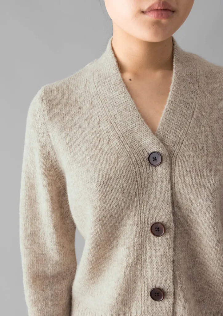 TOAST Kaia V-Neck Wool Cardigan-Women Knitwear