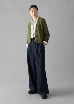 TOAST Kaia V-Neck Wool Cardigan-Women Knitwear