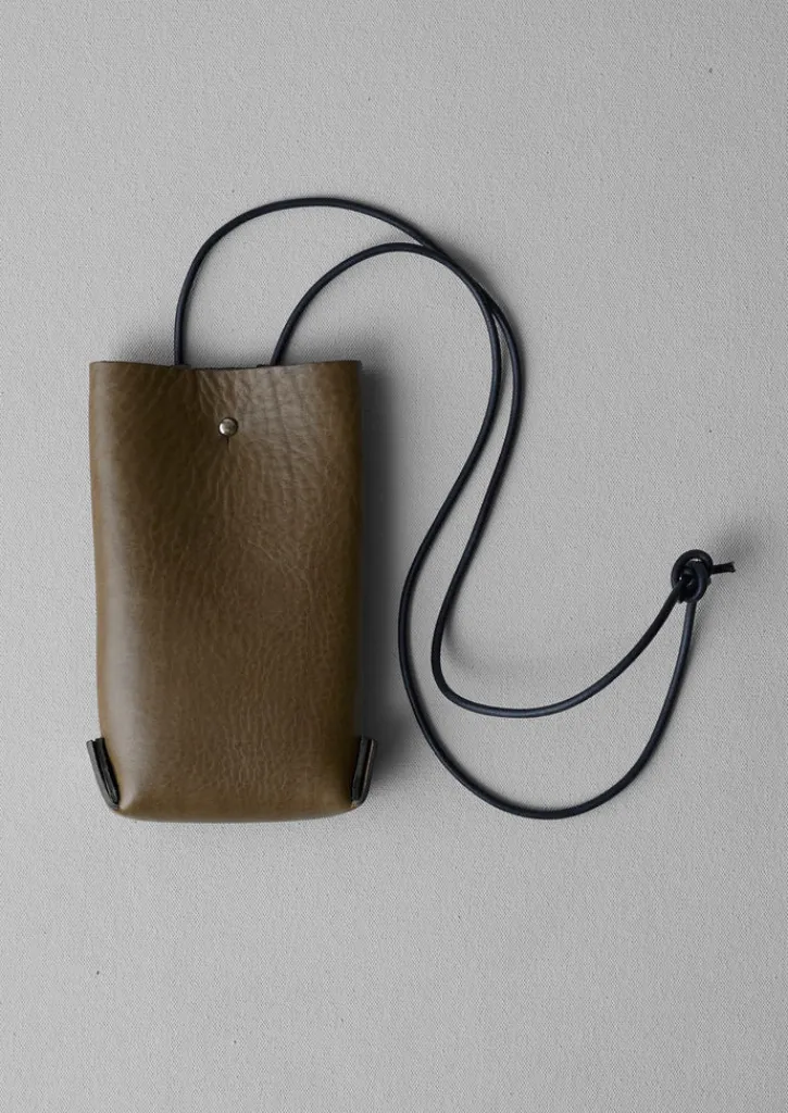 TOAST Kate Sheridan Jigsaw Leather Pouch Bag- Bags & Belts