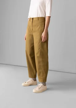 TOAST Kathe Flat Front Cotton Twill Trousers-Women Trousers