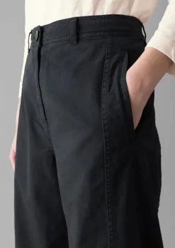 TOAST Kathe Flat Front Cotton Twill Trousers-Women Trousers