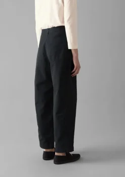 TOAST Kathe Flat Front Cotton Twill Trousers-Women Trousers