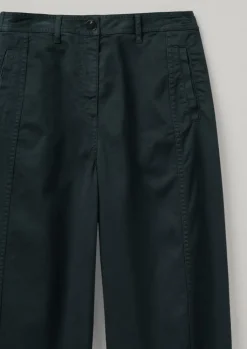 TOAST Kathe Flat Front Cotton Twill Trousers-Women Trousers