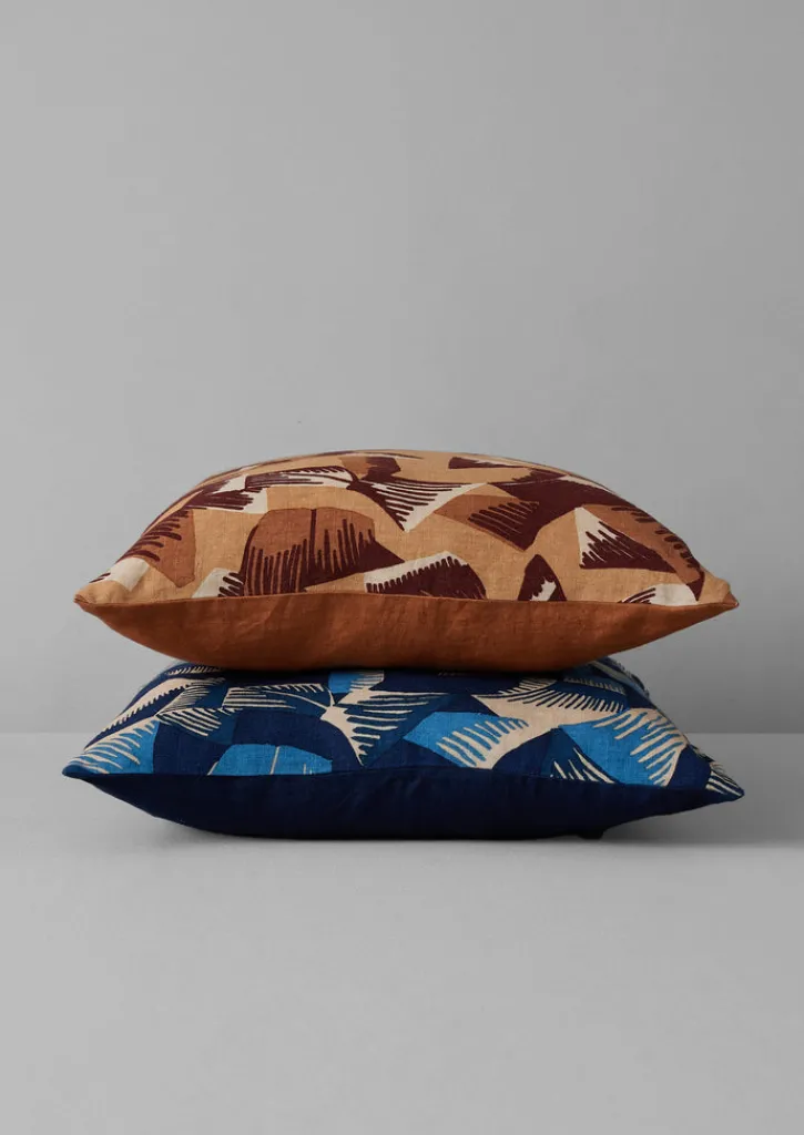 TOAST Kinetic Geo Linen Cushion Cover- Textiles|Cushions & Covers