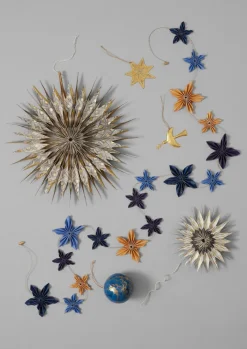 TOAST Large Hanging Lokta Paper Star- Christmas Decorations