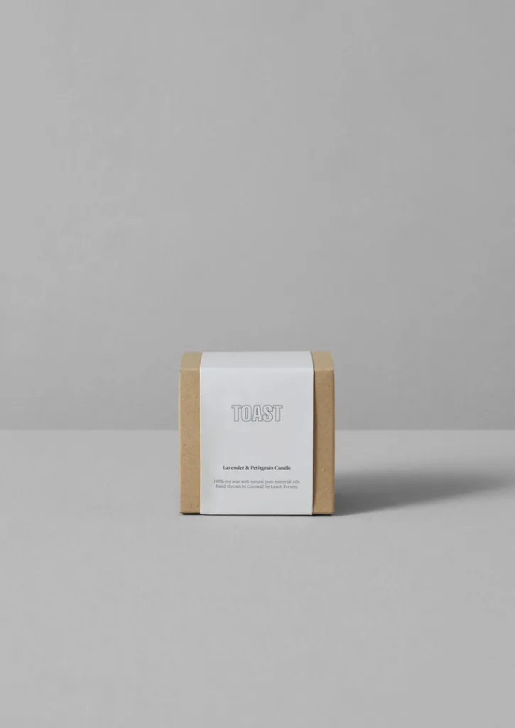 TOAST Lavender and Petitgrain Scented Candle- Candles & Holders