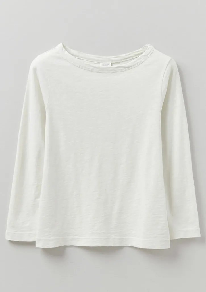 TOAST Lia Garment Dyed Boat Neck Tee-Women Jersey|Tops & Tees