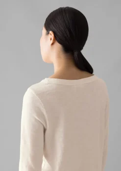 TOAST Lia Garment Dyed Boat Neck Tee-Women Jersey|Tops & Tees