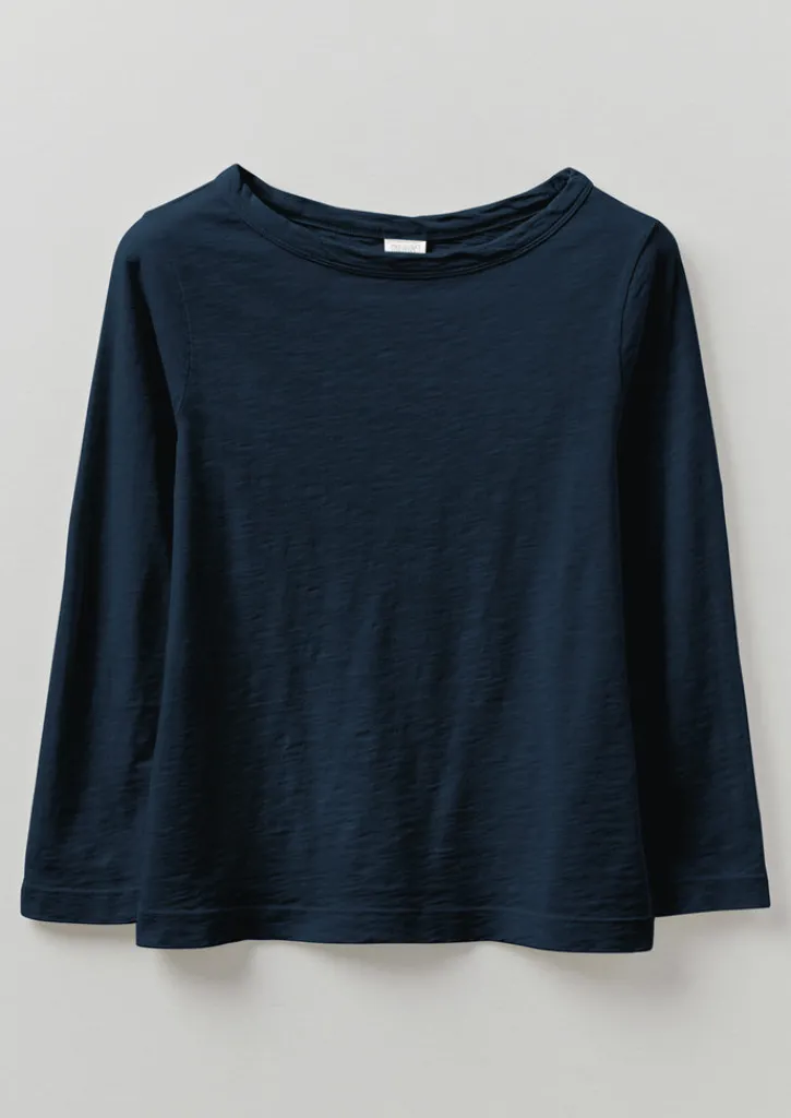 TOAST Lia Garment Dyed Boat Neck Tee-Women Jersey|Tops & Tees