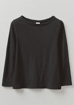 TOAST Lia Garment Dyed Boat Neck Tee-Women Jersey|Tops & Tees