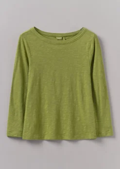 TOAST Lia Garment Dyed Boat Neck Tee-Women Jersey|Tops & Tees