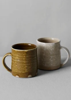 TOAST Lily Pearmain Ripple Mug- Ceramics|Tableware