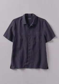 TOAST Linen Short Sleeve Shirt- Linen|Shirts