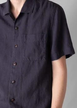 TOAST Linen Short Sleeve Shirt- Linen|Shirts