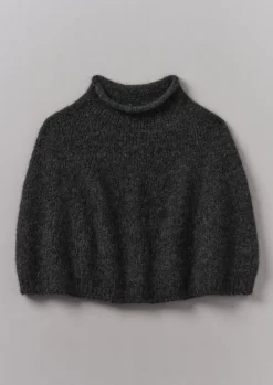 TOAST Lofty Alpaca Blend Knitted Poncho-Women Hats, Scarves & Gloves|Knitwear