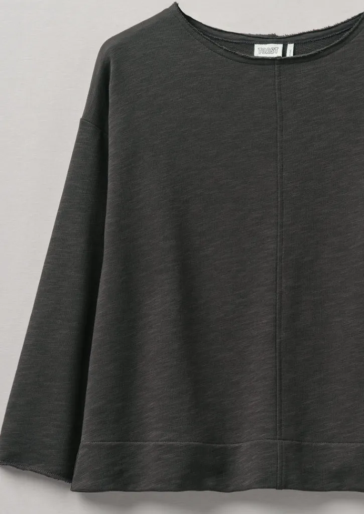 TOAST Loopback Jersey Sweater-Women Loungewear|Tops & Tees