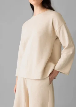 TOAST Loopback Jersey Sweater-Women Loungewear|Tops & Tees