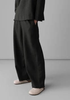 TOAST Loopback Jersey Wide Leg Trousers-Women Jersey|Loungewear