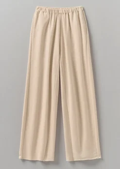 TOAST Loopback Jersey Wide Leg Trousers-Women Jersey|Loungewear