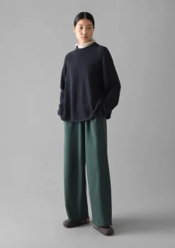 TOAST Loopback Jersey Wide Leg Trousers-Women Jersey|Loungewear