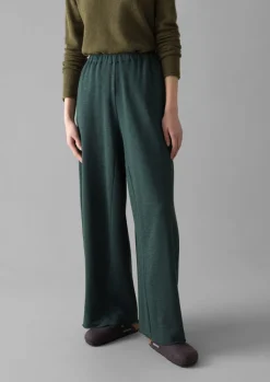TOAST Loopback Jersey Wide Leg Trousers-Women Jersey|Loungewear