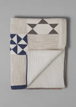 TOAST Maia Patchwork Cotton Quilt- Textiles|Blankets & Throws