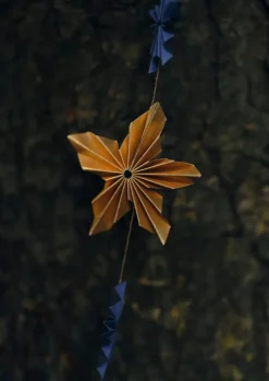 TOAST Marbled Star Paper Garland- Christmas Decorations