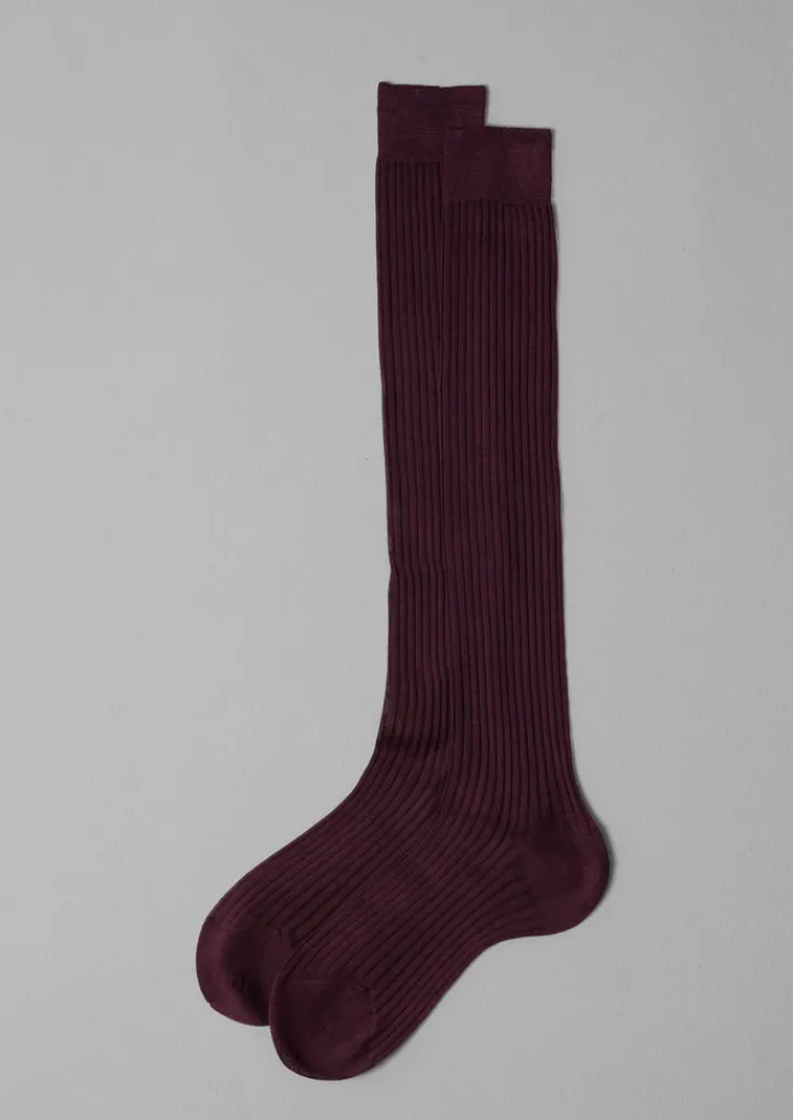 TOAST Maria La Rosa Knee High Cotton Socks-Women Socks & Tights