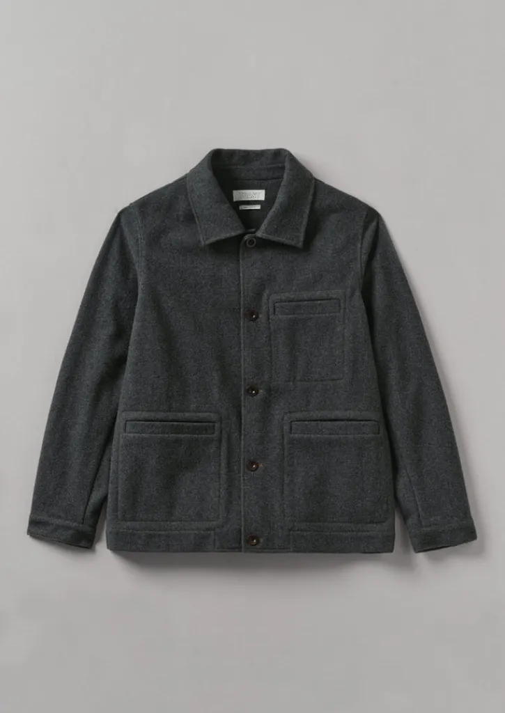 TOAST Melton Wool Blend Chore Jacket- Workwear|Coats & Jackets