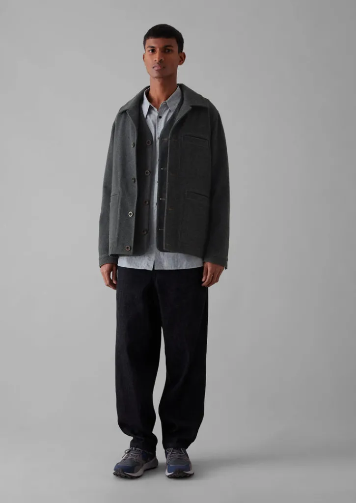 TOAST Melton Wool Blend Chore Jacket- Workwear|Coats & Jackets