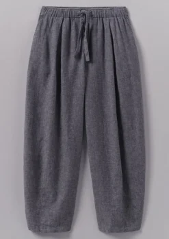 TOAST Minako Cotton Linen Twill Trousers-Women Linen|Loungewear
