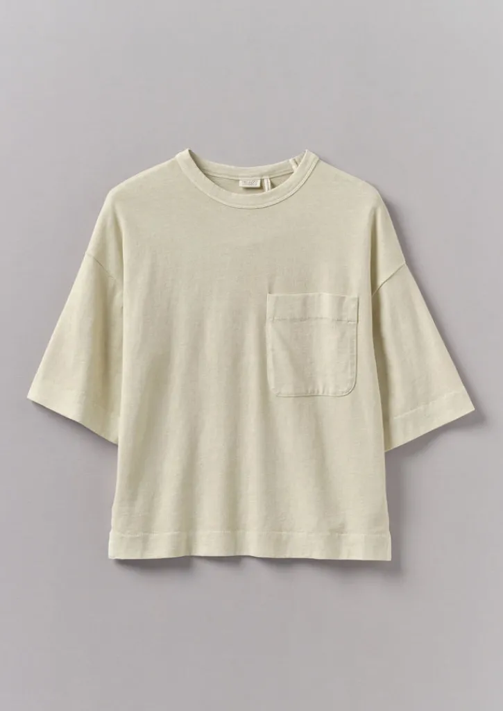 TOAST Mineral Dyed Cotton Boxy Tee-Women Jersey|Tops & Tees