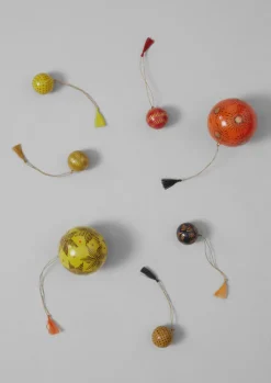 TOAST Mini Hand Painted Bauble Set- Christmas Decorations