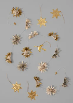 TOAST Mini Palm Lokta Paper Garland- Christmas Decorations