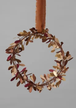 TOAST Mistletoe Paper Wreath- Christmas Decorations