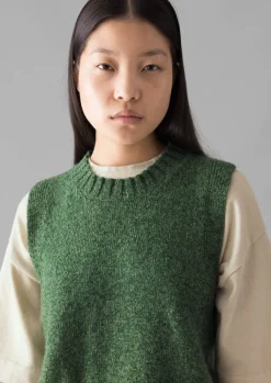 TOAST Neat Mouline Wool Tank-Women Knitwear