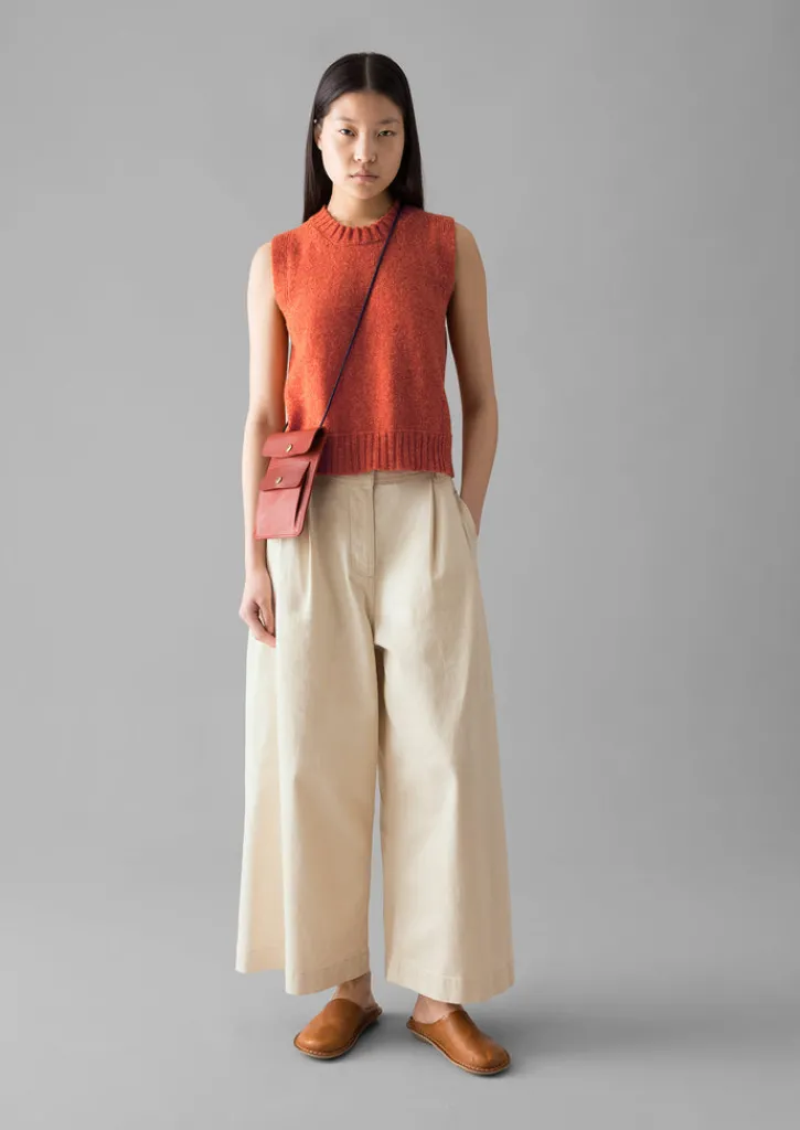 TOAST Neat Mouline Wool Tank-Women Knitwear