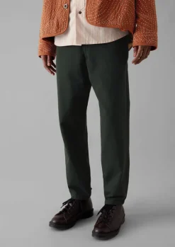 TOAST Norv Garment Dyed Tapered Trousers- Workwear|Trousers