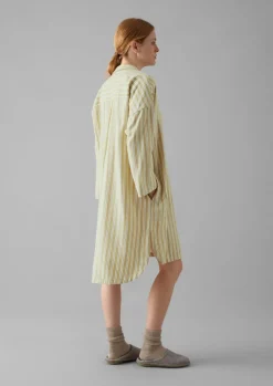 TOAST Nova Stripe Flannel Nightshirt-Women Nightwear