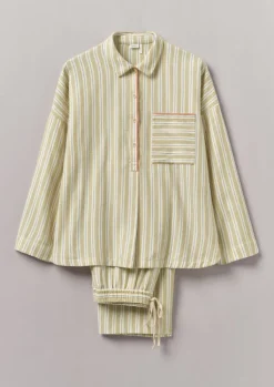 TOAST Nova Stripe Flannel Pyjamas-Women Nightwear