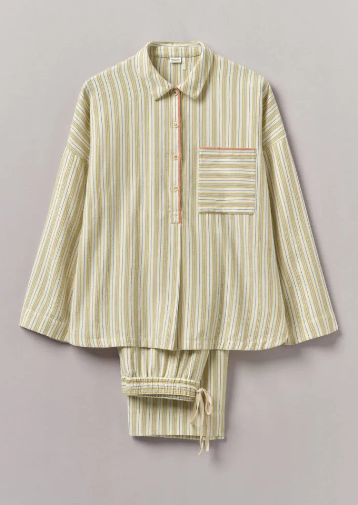 TOAST Nova Stripe Flannel Pyjamas-Women Nightwear